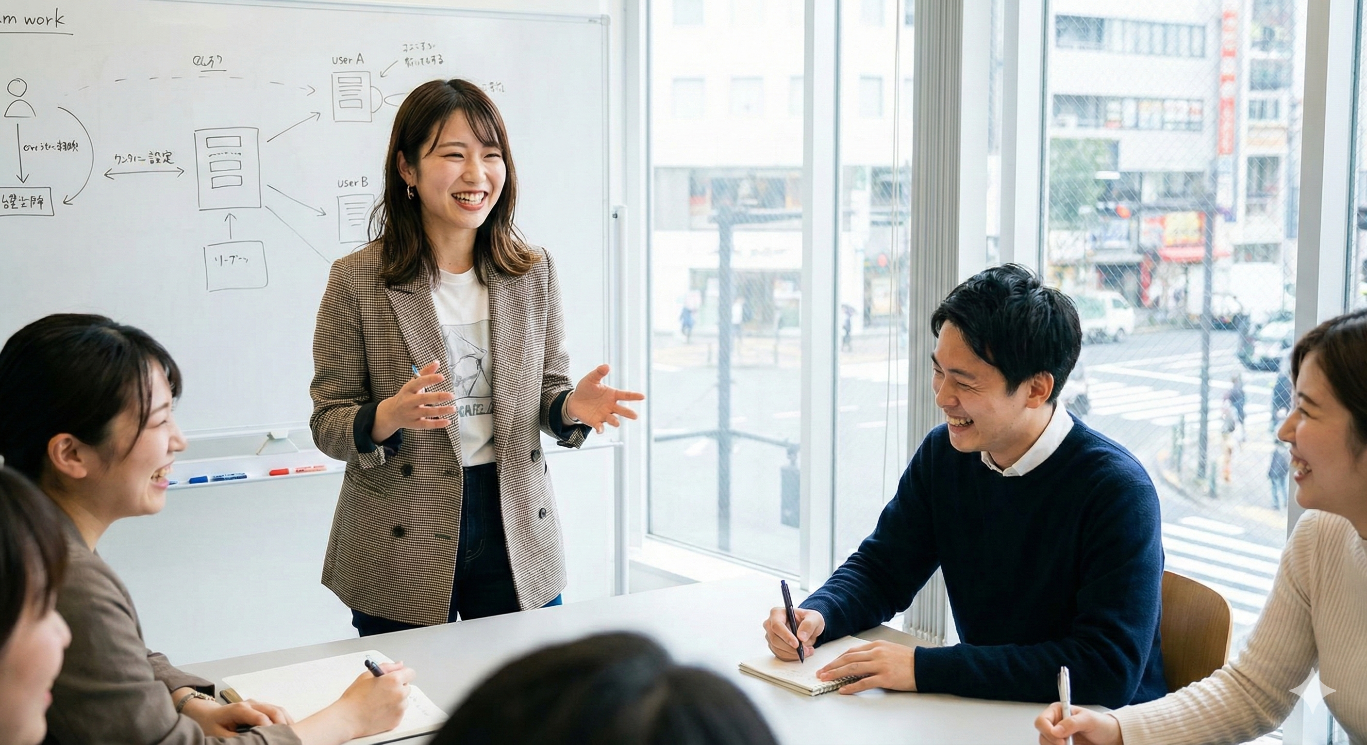 楽しむ女性たち