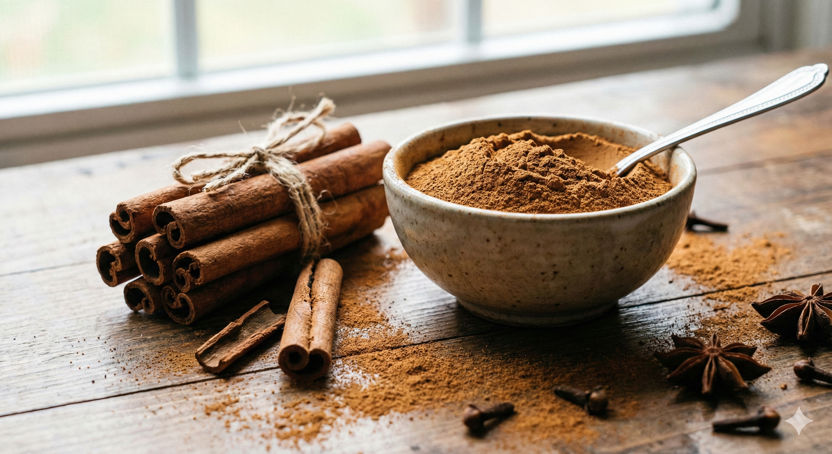 シナモンスティックとパウダー