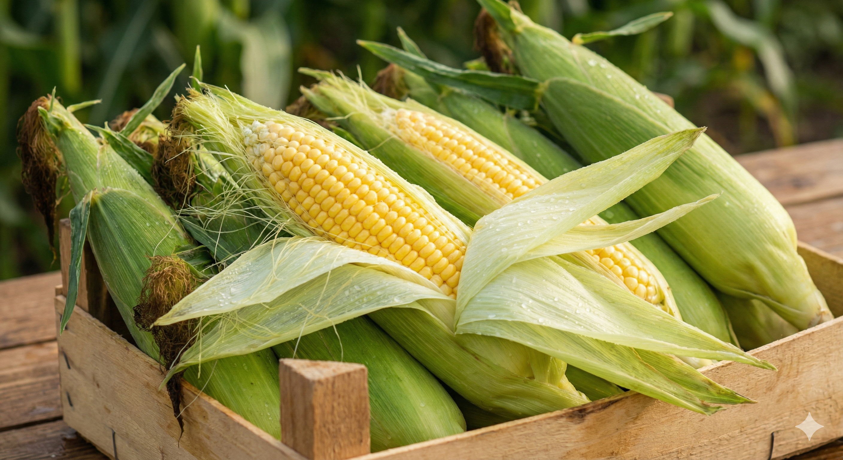 新鮮なコーンの写真