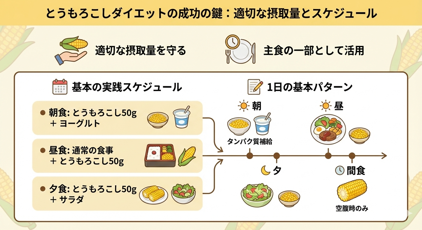 とうもろこしダイエットの正しいやり方