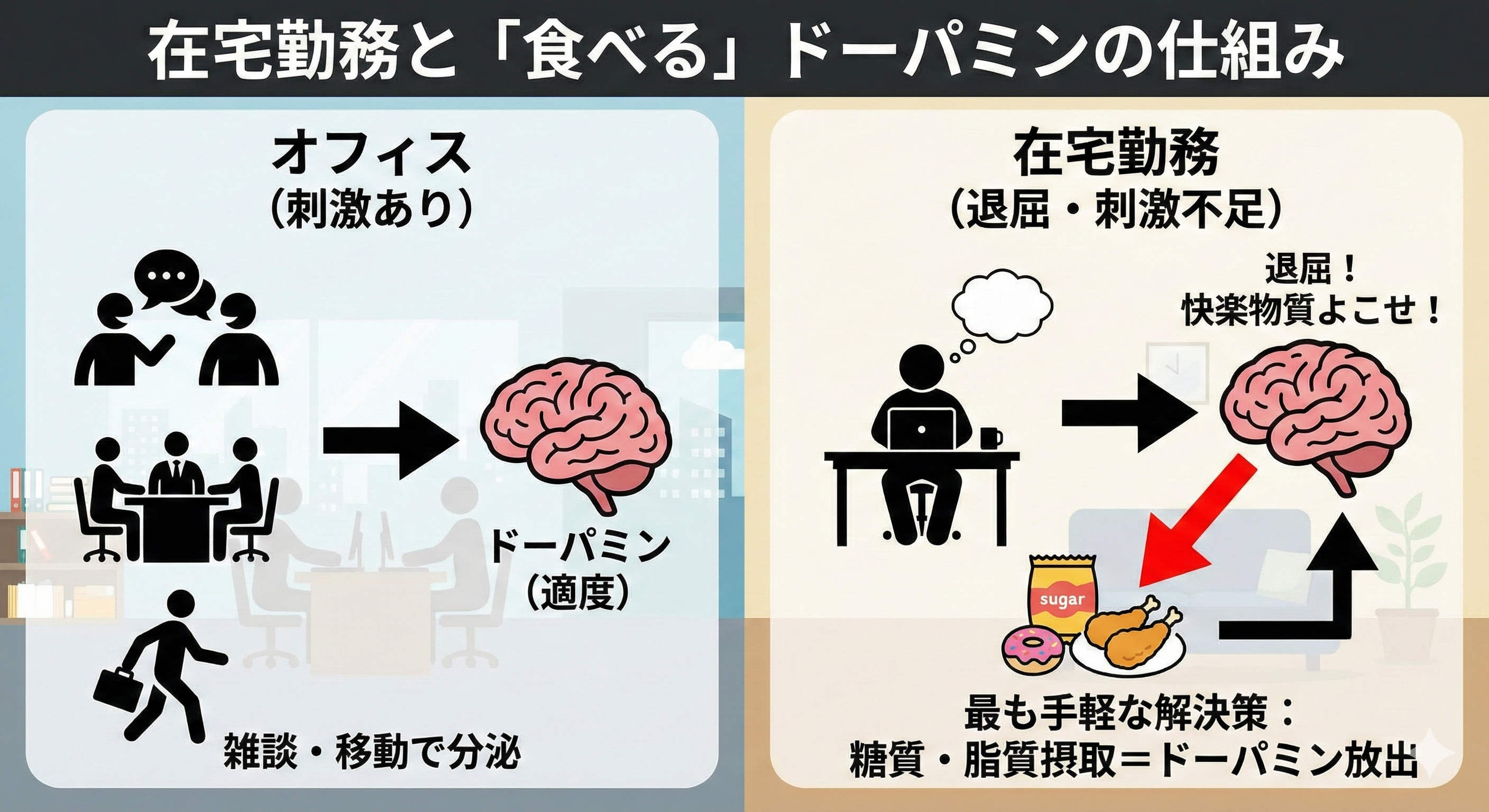 脳内のドーパミン報酬系の仕組み