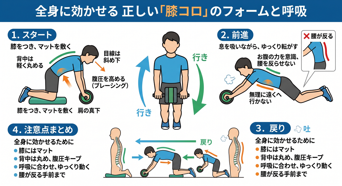 膝コロの実践メニューのイメージ
