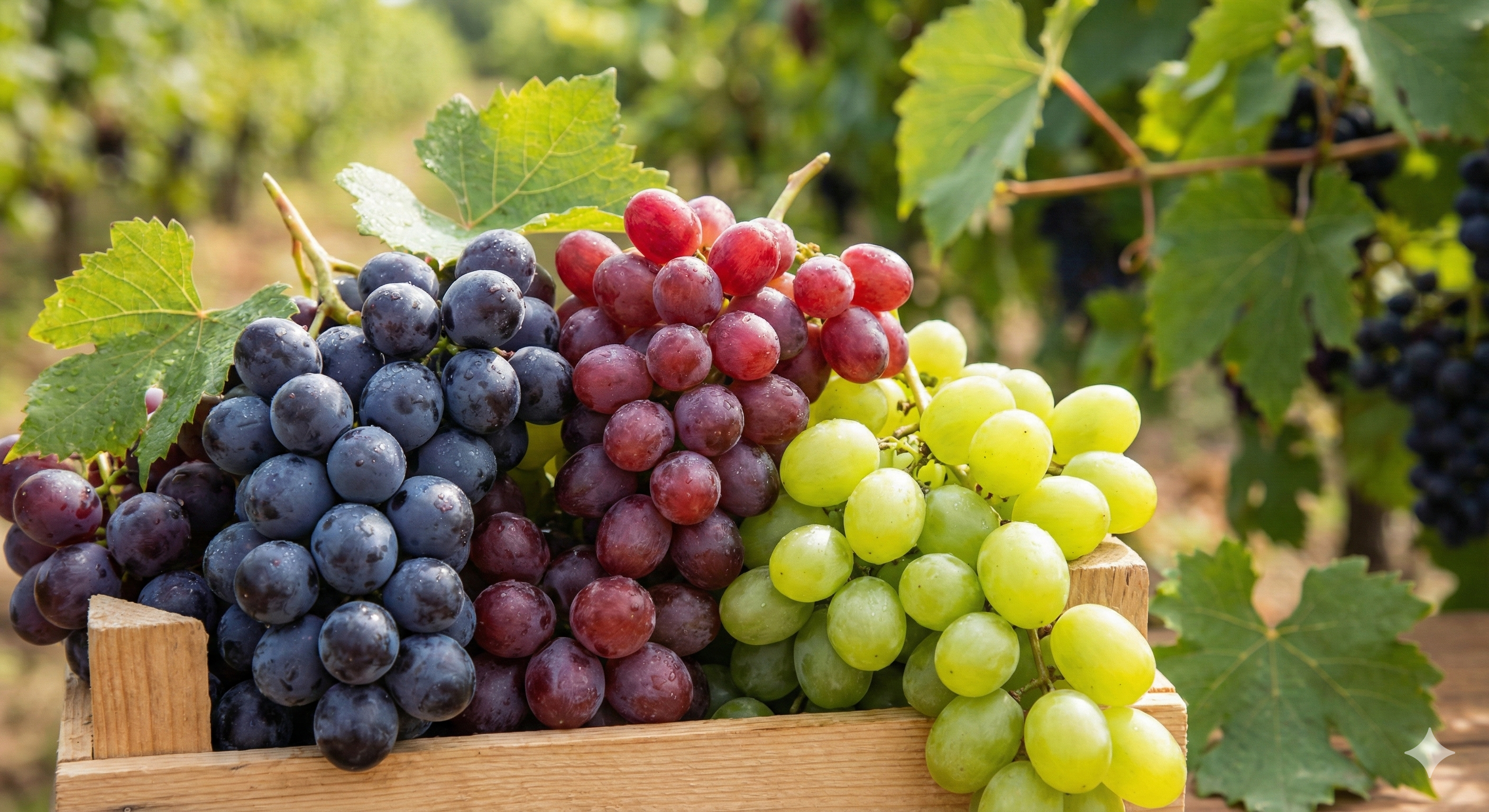 新鮮なブドウの写真