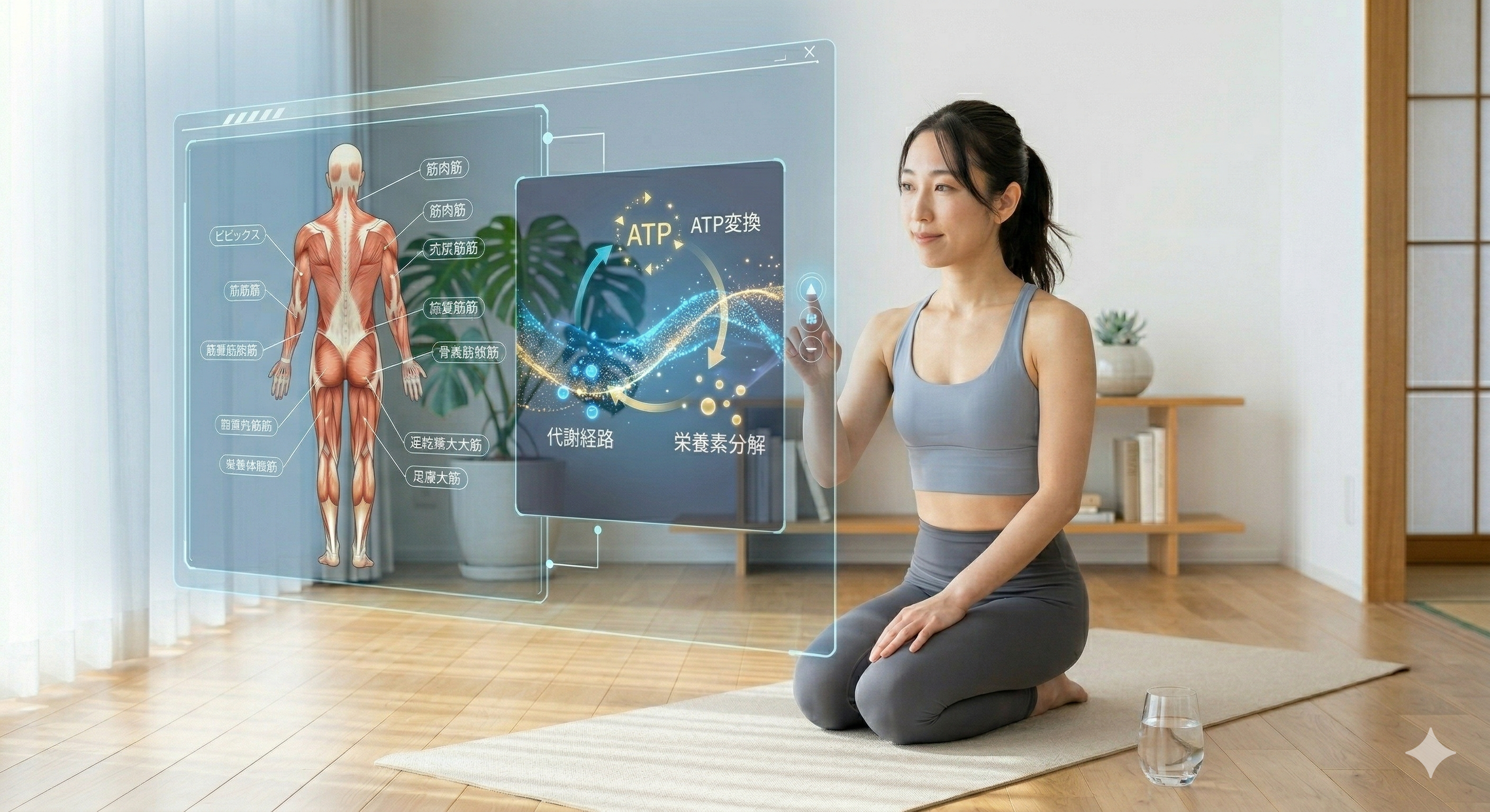 筋肉の図解と代謝のメカニズム