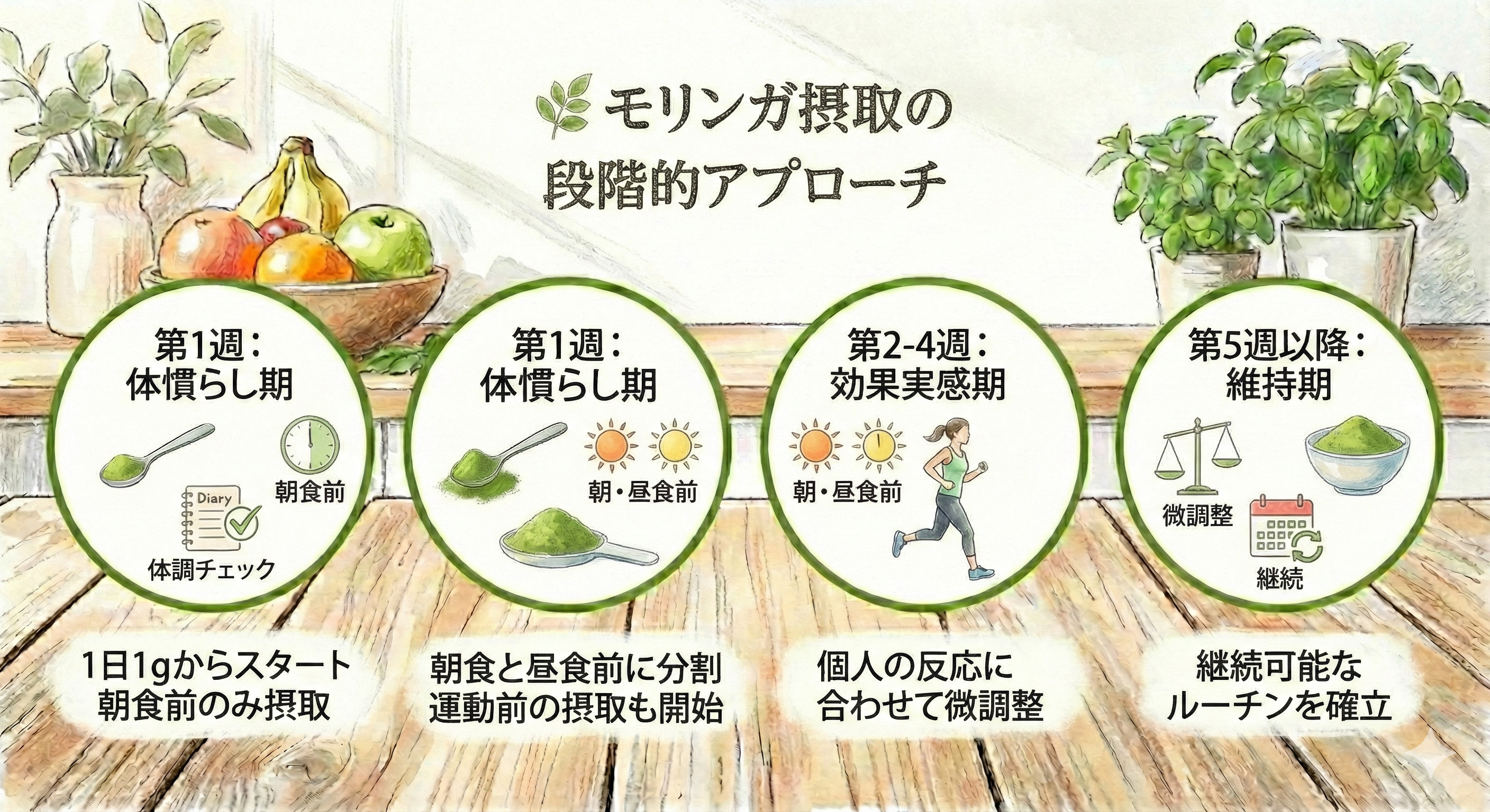 モリンガダイエット成功の秘訣図解