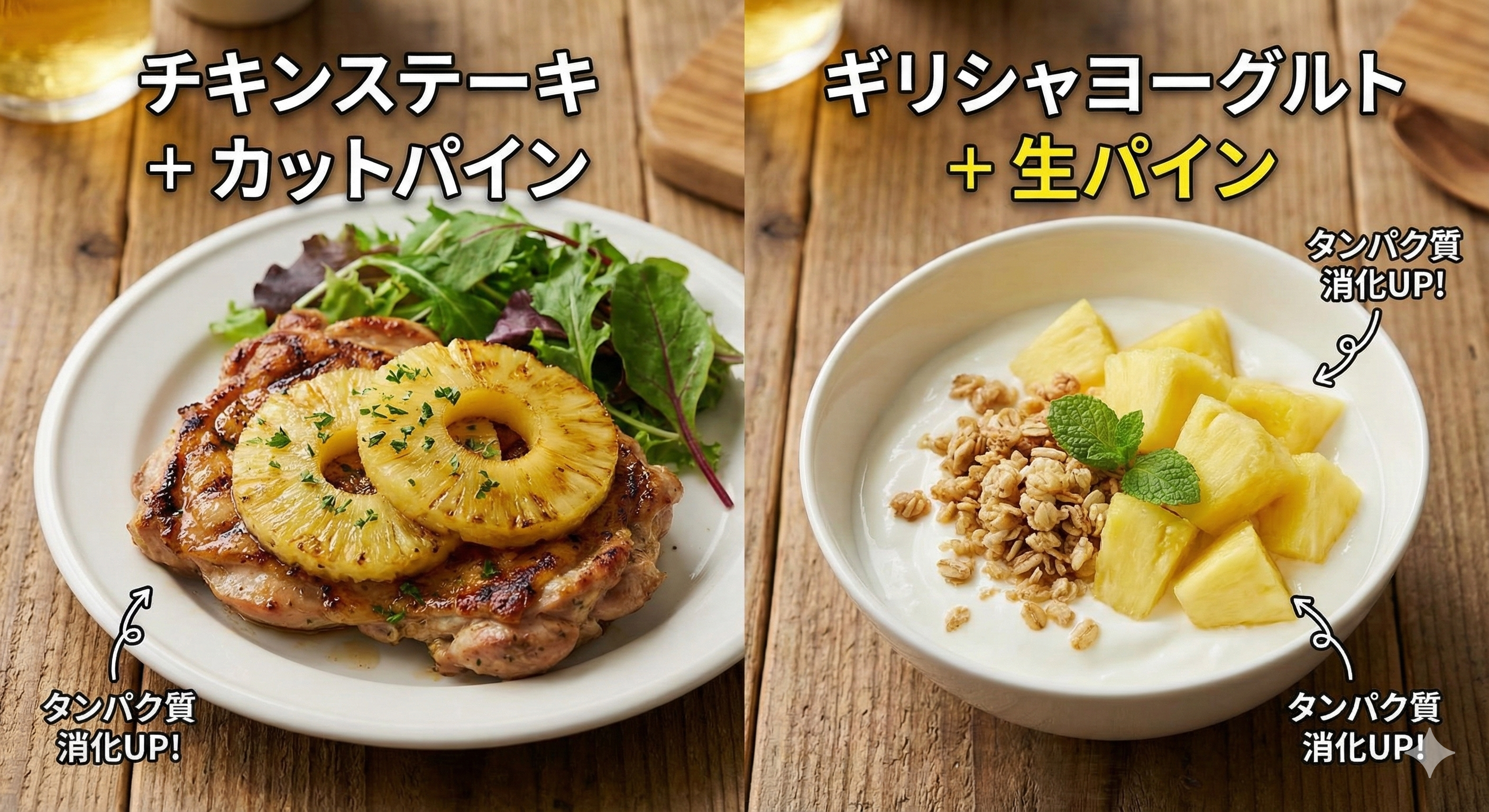 【食事例】プロテインブースターの組み合わせ例