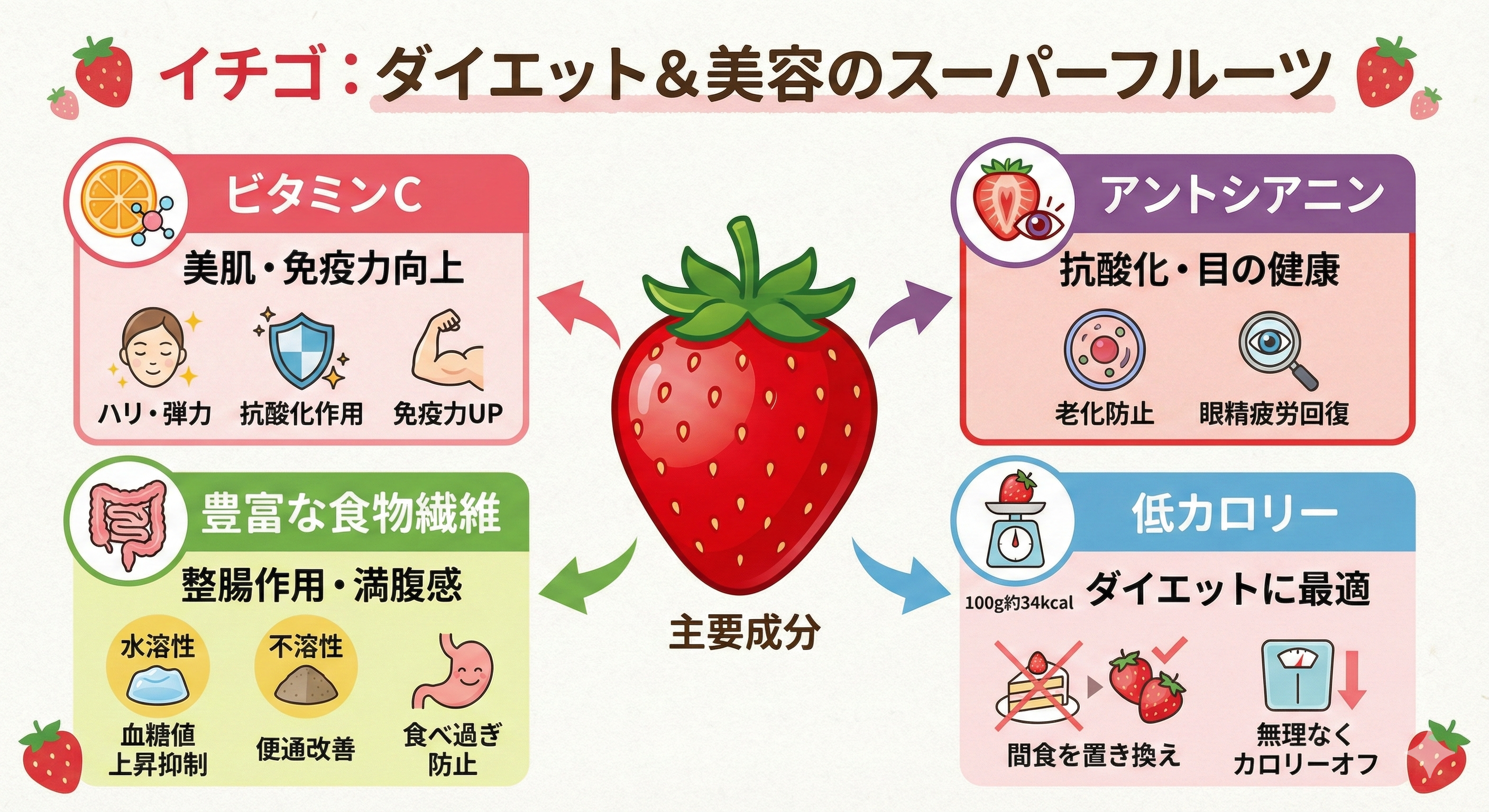 イチゴダイエットのメカニズム
