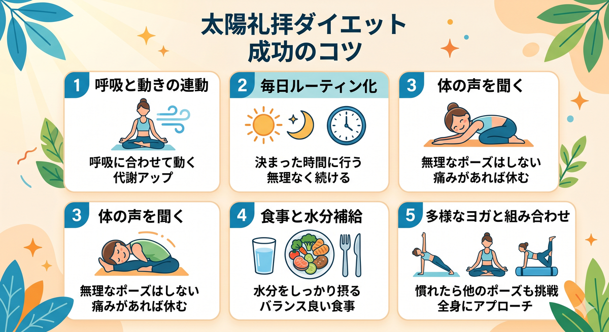 太陽礼拝を毎日続けるためのコツと工夫